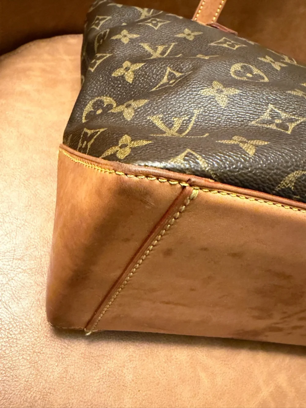 Louis Vuitton Piano Tote Monogram Shoulder Bag Authenticated Clean Interior - Picture 8 of 16